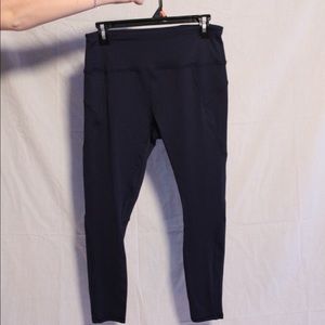 Navy 7/8 Leggings